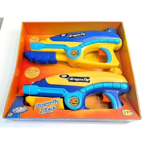 Water Warriors Other - Original Sizzlin' Cool Pressurized Dragon Fly 2 Pack Water Guns New In Box